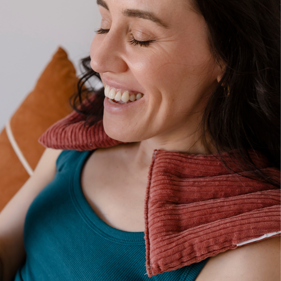 Premium Neck & Shoulder Heat Pack - Dual Action - Natural Lupin