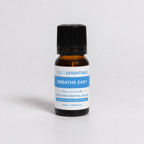 Breathe Easy Lifestyle Blend 10mL bottle, front view