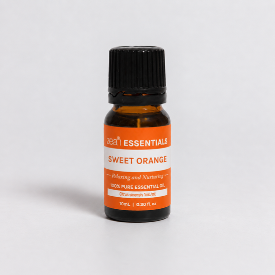 Sweet Orange Essential Oil 10mL bottle, front view