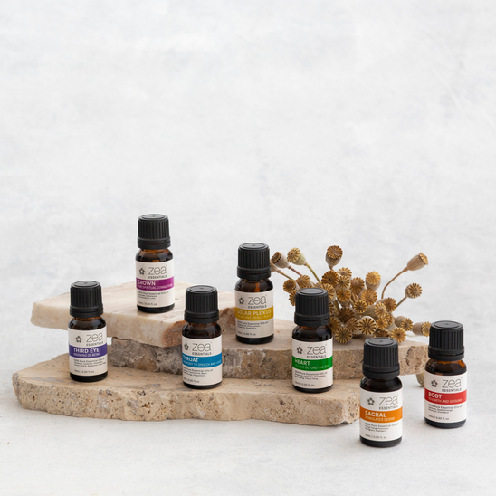 7 x Zea Essentials Chakra Blends [Complete Set] - lifestyle